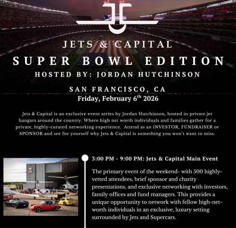 Jets & Capital - Super Bowl Edition poster