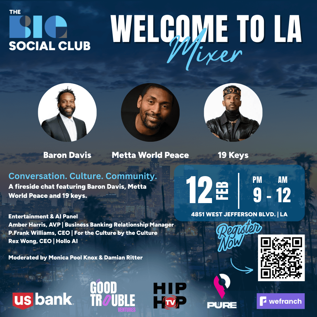 The BIG Social Club: Welcome to LA poster