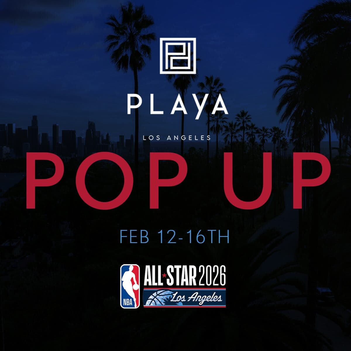 Playa Pop Up poster