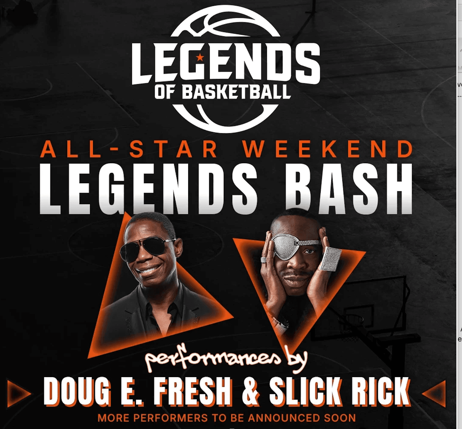 The Legends Bash by Legends of Basketball poster